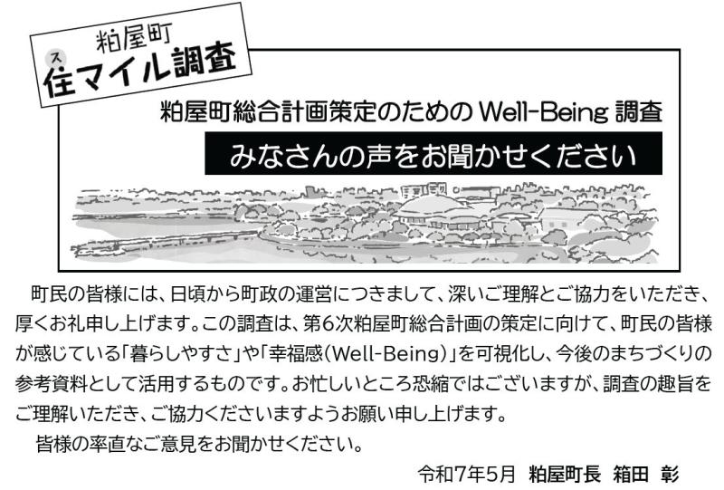 Well-Being調査表紙画像