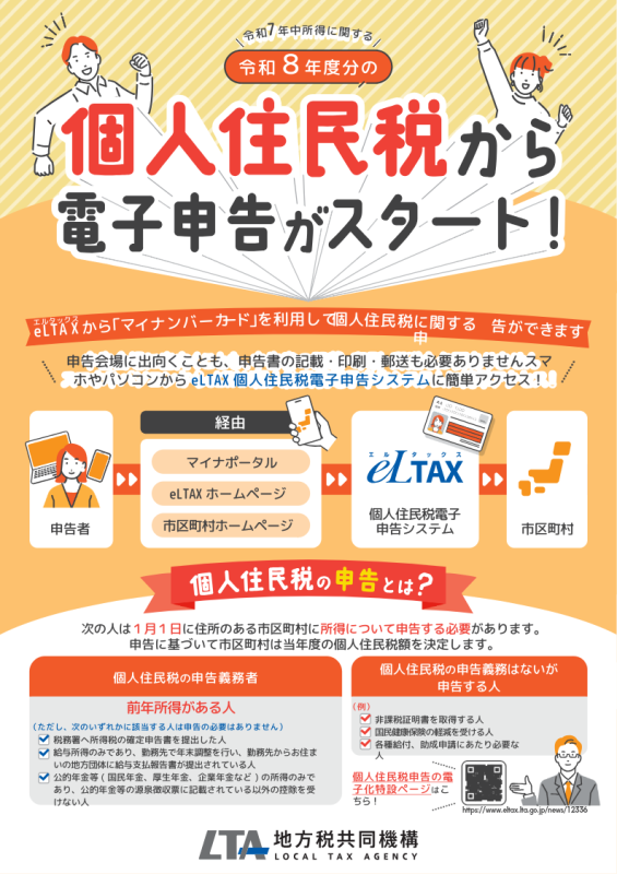 個人住民税電子申告リーフレット1