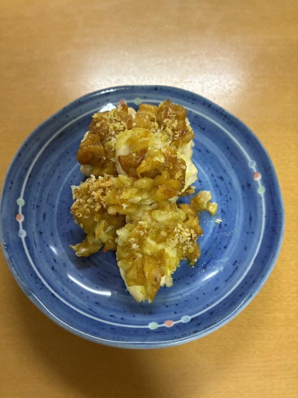 カレー香るれんこんパン粉チキン