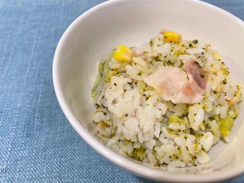 まるごとブロッコリーの炊き込みご飯