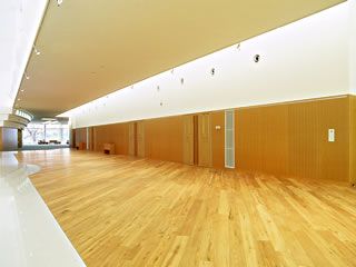 展示ホールの写真