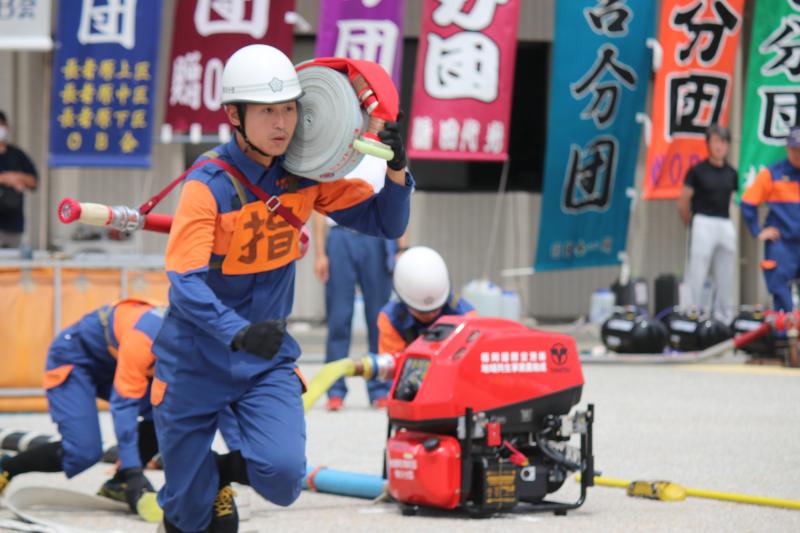 小型ポンプの部での様子